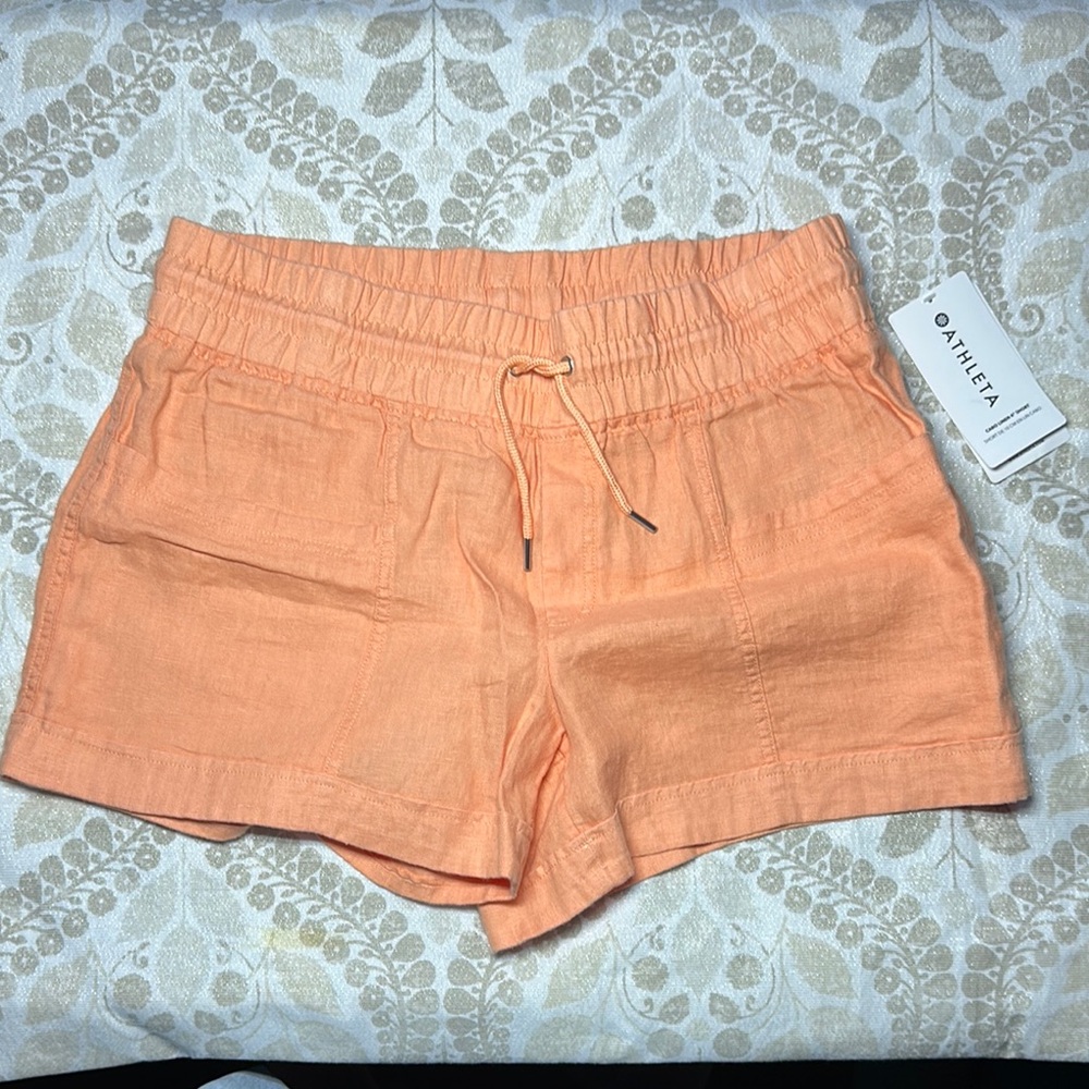 Athleta Cabo Linen 4in Short